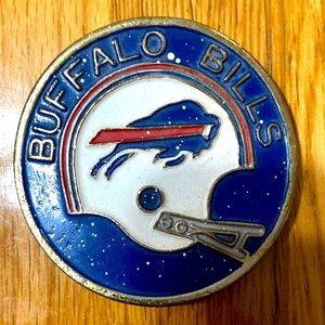 Buffalo Bills vintage metal belt buckle